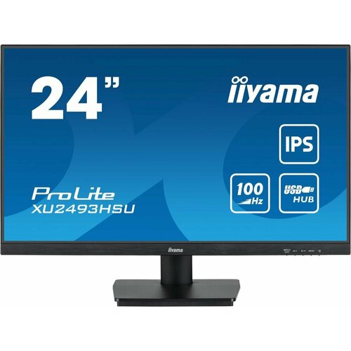 монитор iiyama prolite xub2792hsu b6 27 черный Монитор Iiyama ProLite XU2493HSU-B6 23.8, черный