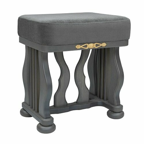 Банкетка Мебель Импэкс Джульетта Ash grayткань Verona Antrazite Grey 9039₽