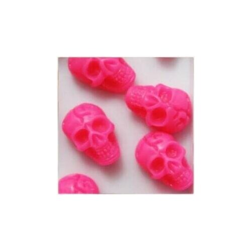 3д фигурки черепа для ногтей(20шт)