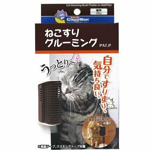 Щетка чесалка угловая для кошек CattyMan массажер