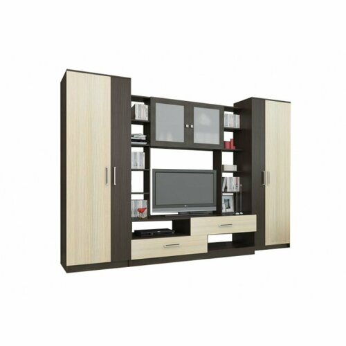 Гостиная Берта-1 Улучшенная фурнитура - Венге Белфорт 23790₽