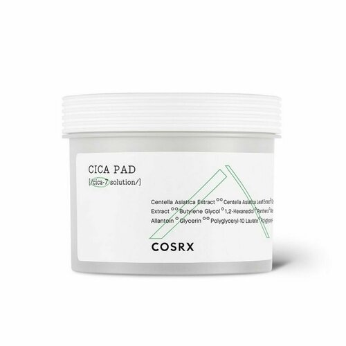 COSRX Успокаивающие тонер-пэды / Pure Fit Cica Pad, 90 шт cosrx успокаивающие тонер пэды pure fit cica pad 90 шт