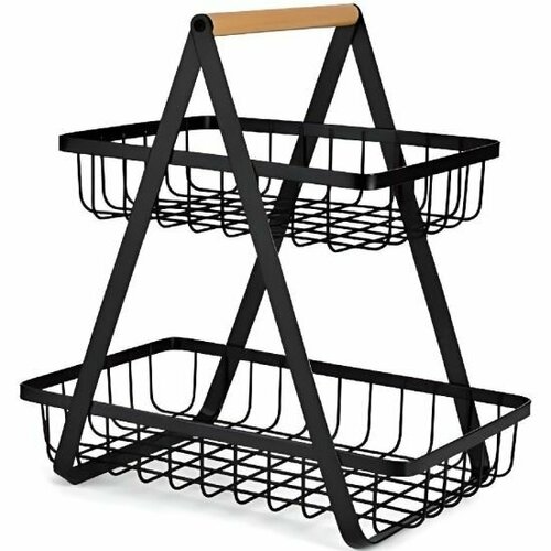 Ваза Homium Kitchen Family черный 2 яруса fruit06black 2003₽