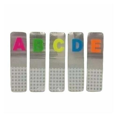 Интэк Набор закладок самоклеящихся Буквы 5 х 20 листов 357₽