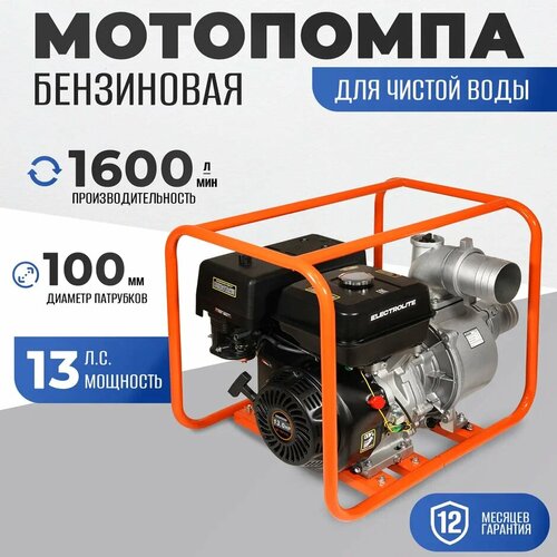 ELECTROLITE GP-100/13El 13 л. с; 1600 л/мин; 100 мм