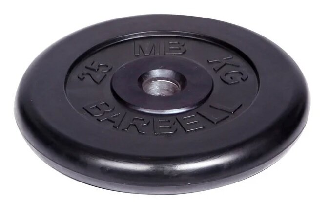 Диск Barbell d 51 мм 25,0 кг, black