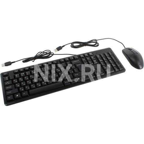 Клавиатура + мышь A4Tech KK-3330S клав: черный мышь: черный USB