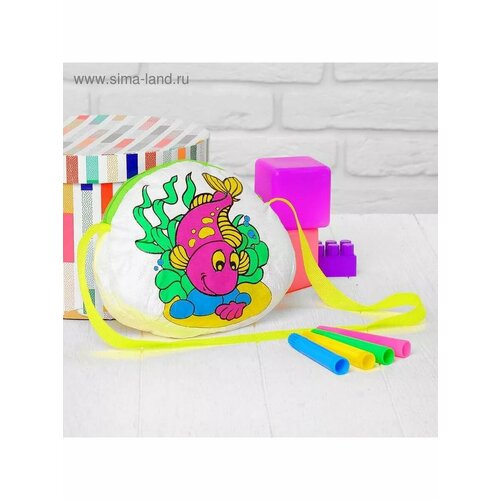 Сумка-раскраска Рыбка в море без маркеров в пакете 587₽