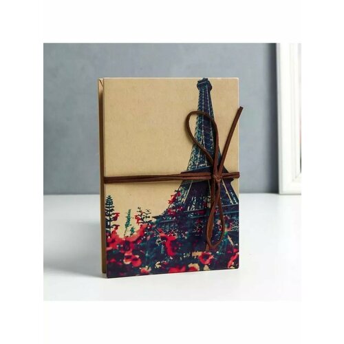 Фотоальбом гармошка 20 складок 38 сторон Маки и Эйфелева ба 1023₽