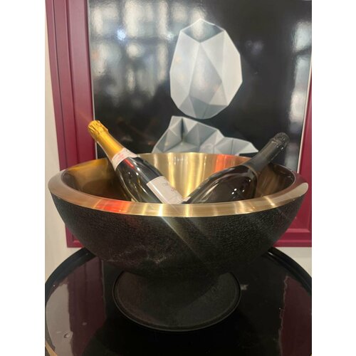 Чаша для охлаждения шампанского black\gold Cor Mulder