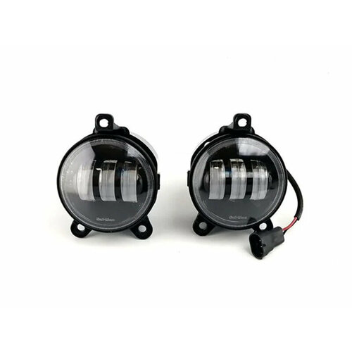 Фара противотуманная ВАЗ-2170 LED 30w ангельские глазки (к-т) для автомобиля (000000050)