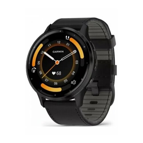 Умные часы Garmin Venu 3 010-02784-52 черный кожаный ремешoк 5299000₽