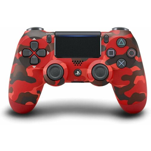 Джойстик беспроводной Dualshock 4 для PlayStation 4 Красный камуфляж 199000₽