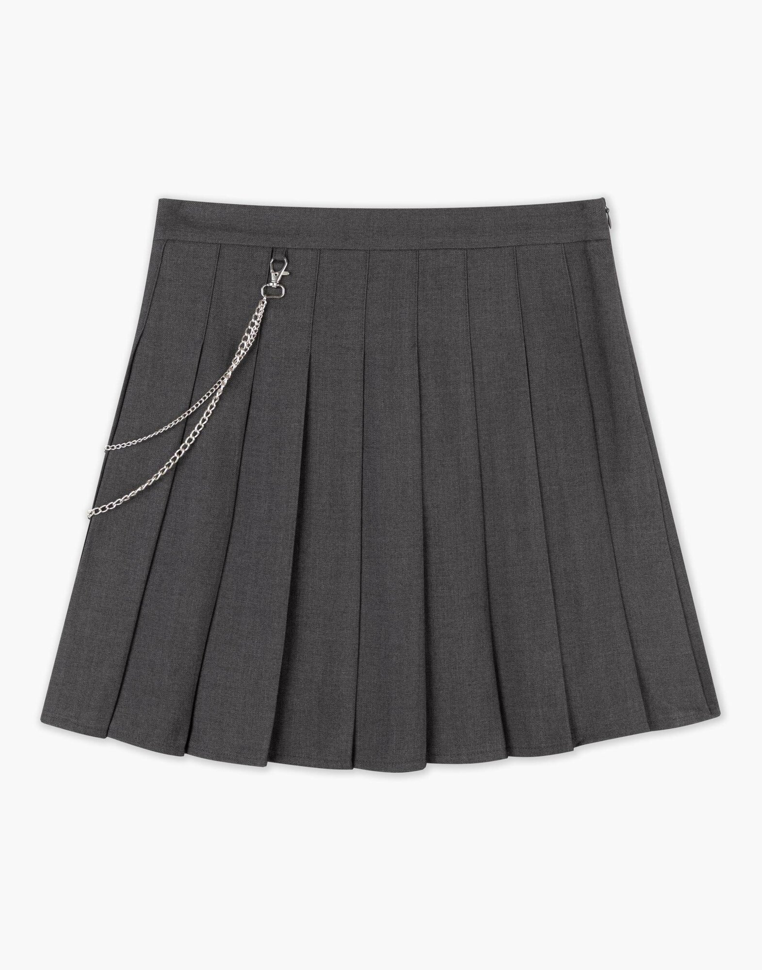 фото Юбка GSU001206 тканая темно-синий M/170