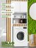 Шкаф для ванны GOOD HOME, белый, над стиральной машиной