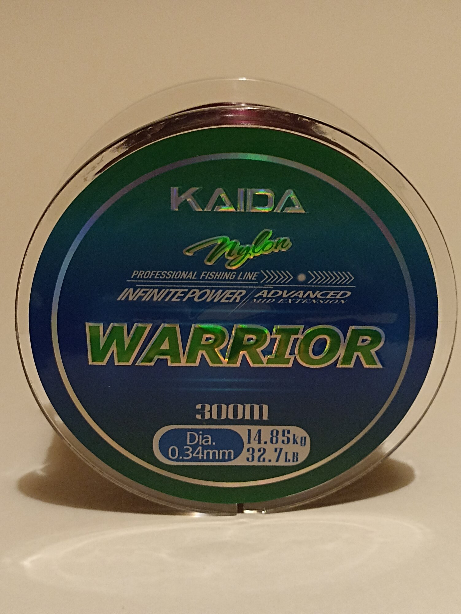 Леска Kaida warrior carp 300m 0.34mm 14.85kg — фото 1