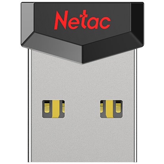 USB флешка Netac UM81 16Gb black USB 2.0 (NT03UM81N-016G-20BK) — фото 1