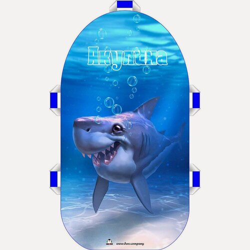 Изображение товара Ледянка-санки Snowkid "Барс Акулина", ПВХ, армированное, 80x42 см