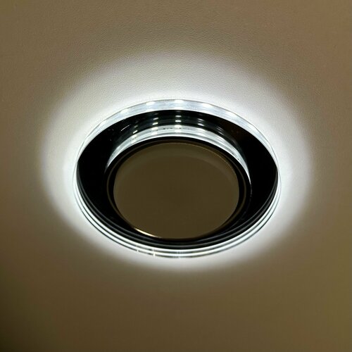 Точечный встраиваемый светильник под сменяемую лампу GX53, потолочный светильник с подсветкой холодный свет 6500K Свет Столицы, LED, 4W