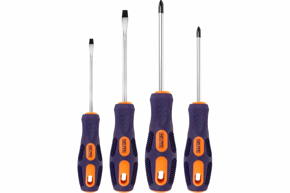 HELFER Набор отверток 4 шт. HF004001