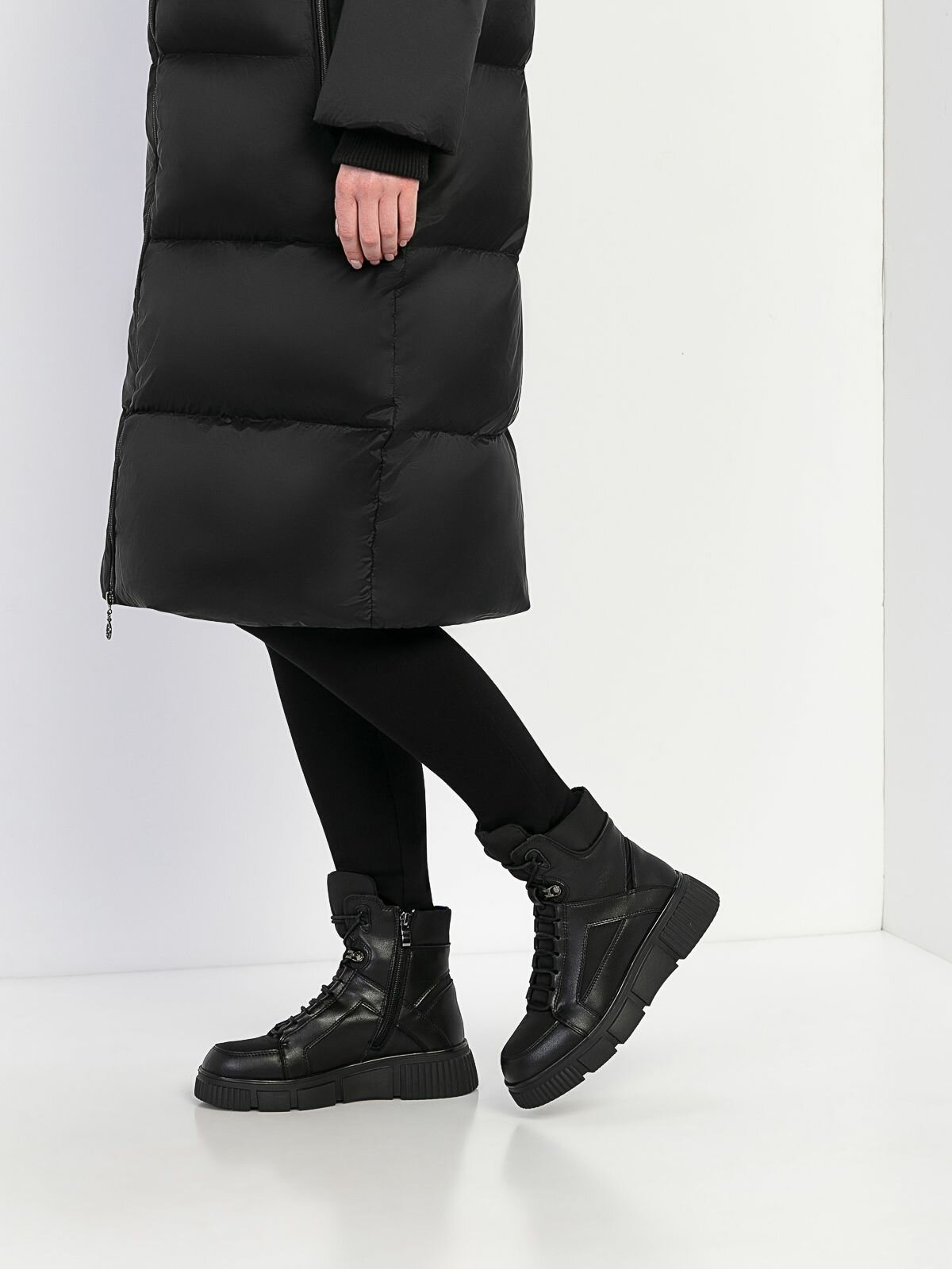 Ботинки дерби LOLLI POLLI, размер 36, черный — фото 1