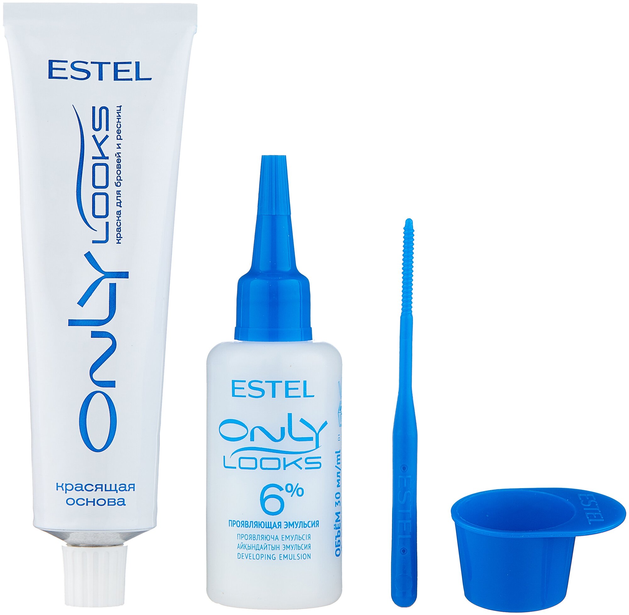 Косметика Для Ресниц И Бровей ESTEL Only Looks Краска для бровей и ресниц, коричневый, 1 уп.
