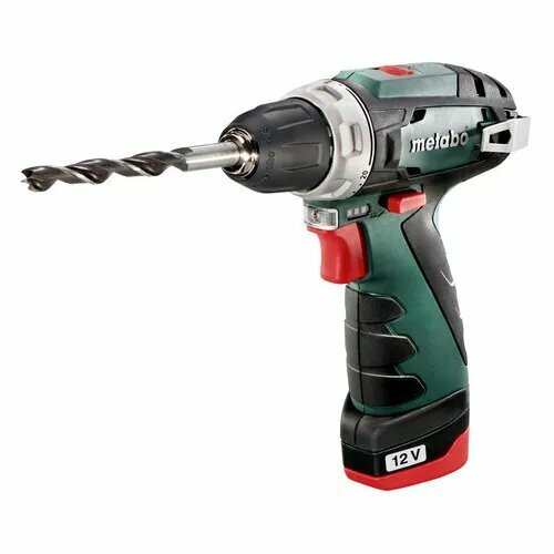 Дрель-шуруповерт METABO PowerMaxx BS Basic 2Ач с двумя аккумуляторами 600080500 14990₽