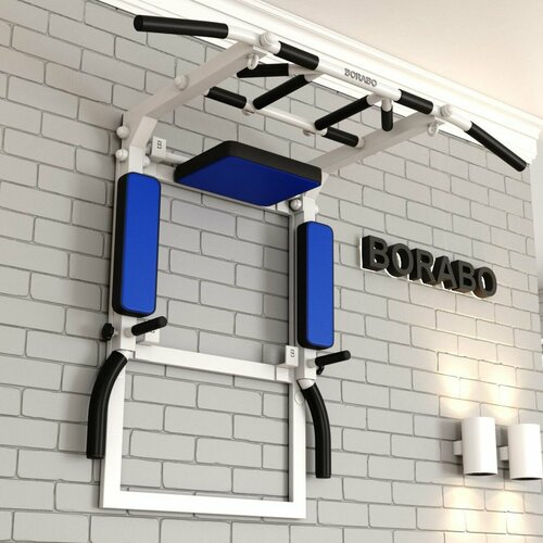 BORABO Турник настенный 3 в 1 Брусья Пресс на раме 18960₽