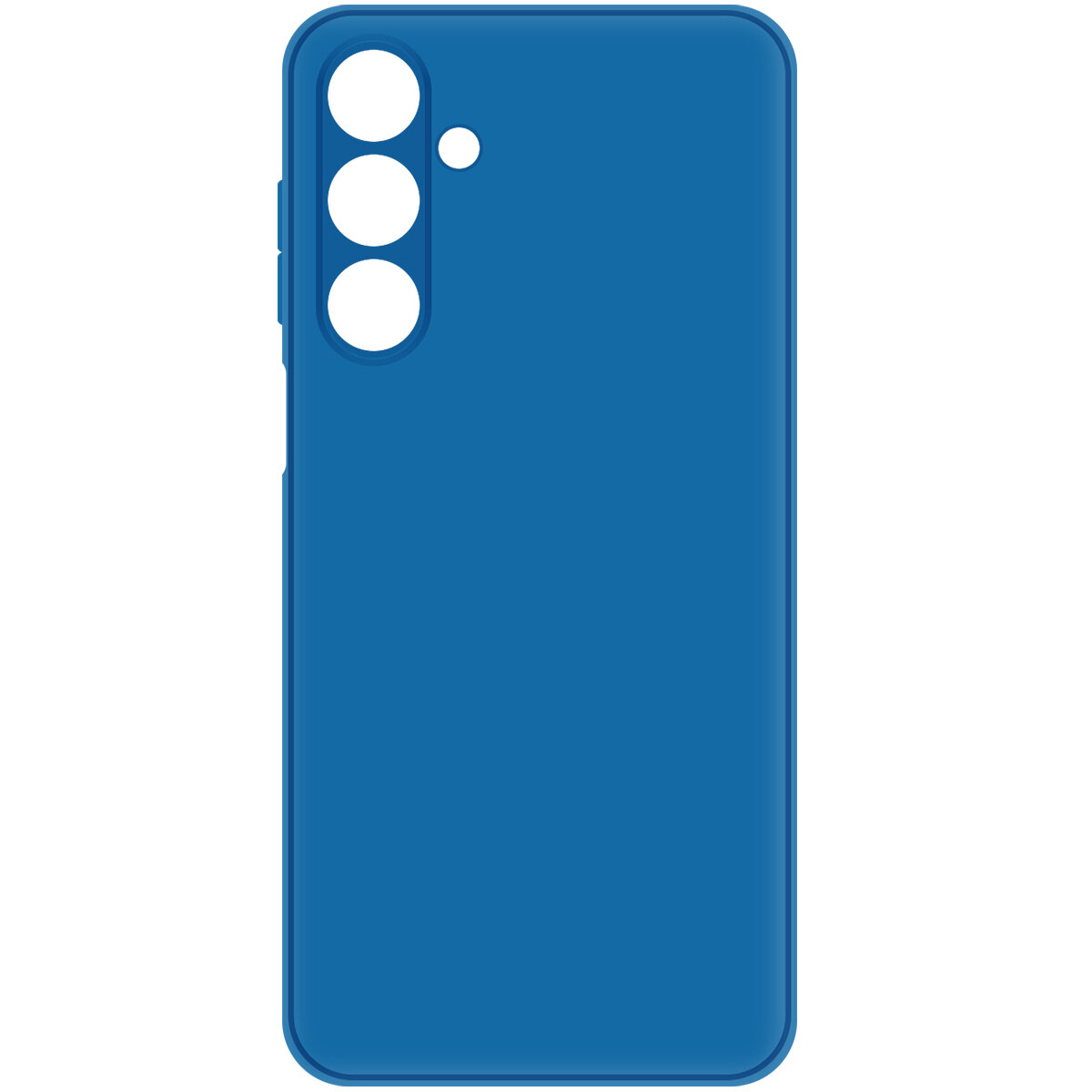 Чехол-накладка Krutoff Silicone Case для Samsung Galaxy A16 синий