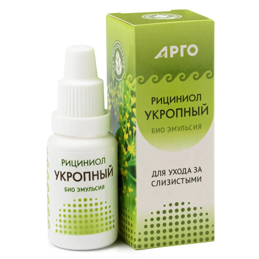 Картинки Рициниол укропный, эмульсия противовоспалительная, регенерирующая, 15 мл