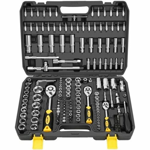 Jntrd Набор ручных инструментов J-10172 172 предмета 24 зубца 12 38 14 5020₽