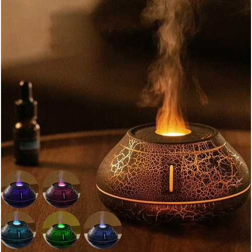 Увлажнитель воздуха аромадиффузоры для эфирных масел с имитацией пламени 130 мл 1890₽