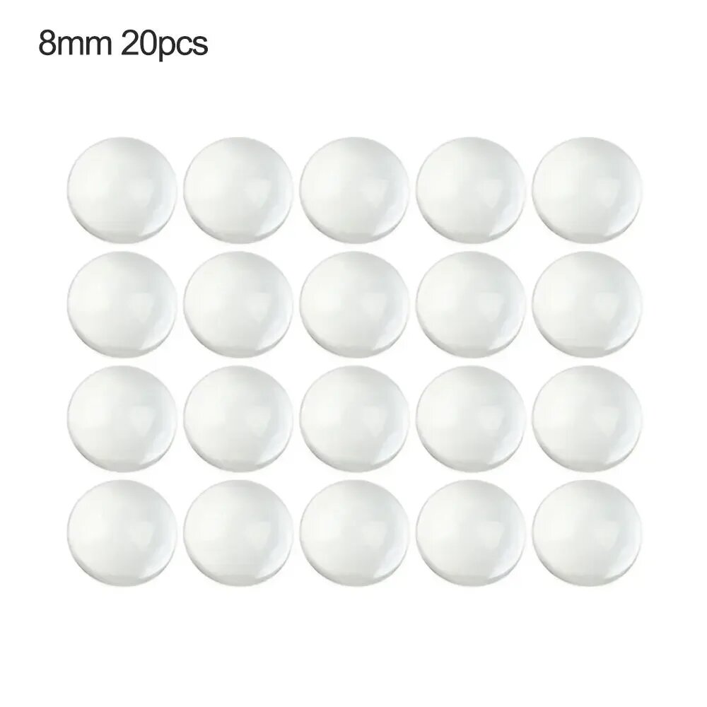 Стеклянные глазные яблоки для кукол 20 шт. 6-20 мм 8mm 20pcs