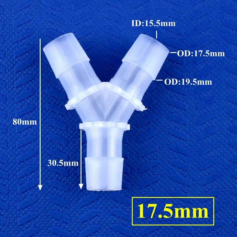 SgooHan PP Y-образный тройник для орошения 142~20 мм 17.5mm 100 Pieces