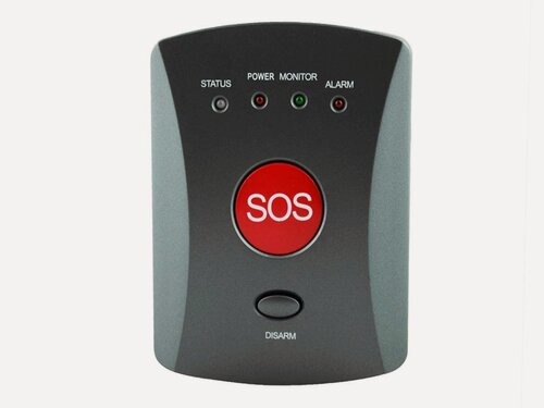 Изображение товара Тревожная кнопка Strazh SOS GSM-03 - кнопка тревожной сигнализациитревожная кнопка в машине, тревожная кнопка в офис