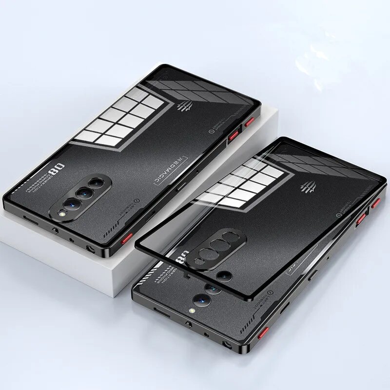 Черный чехол Red Magic 8s Pro Plus, алюминиевый, магнитный
