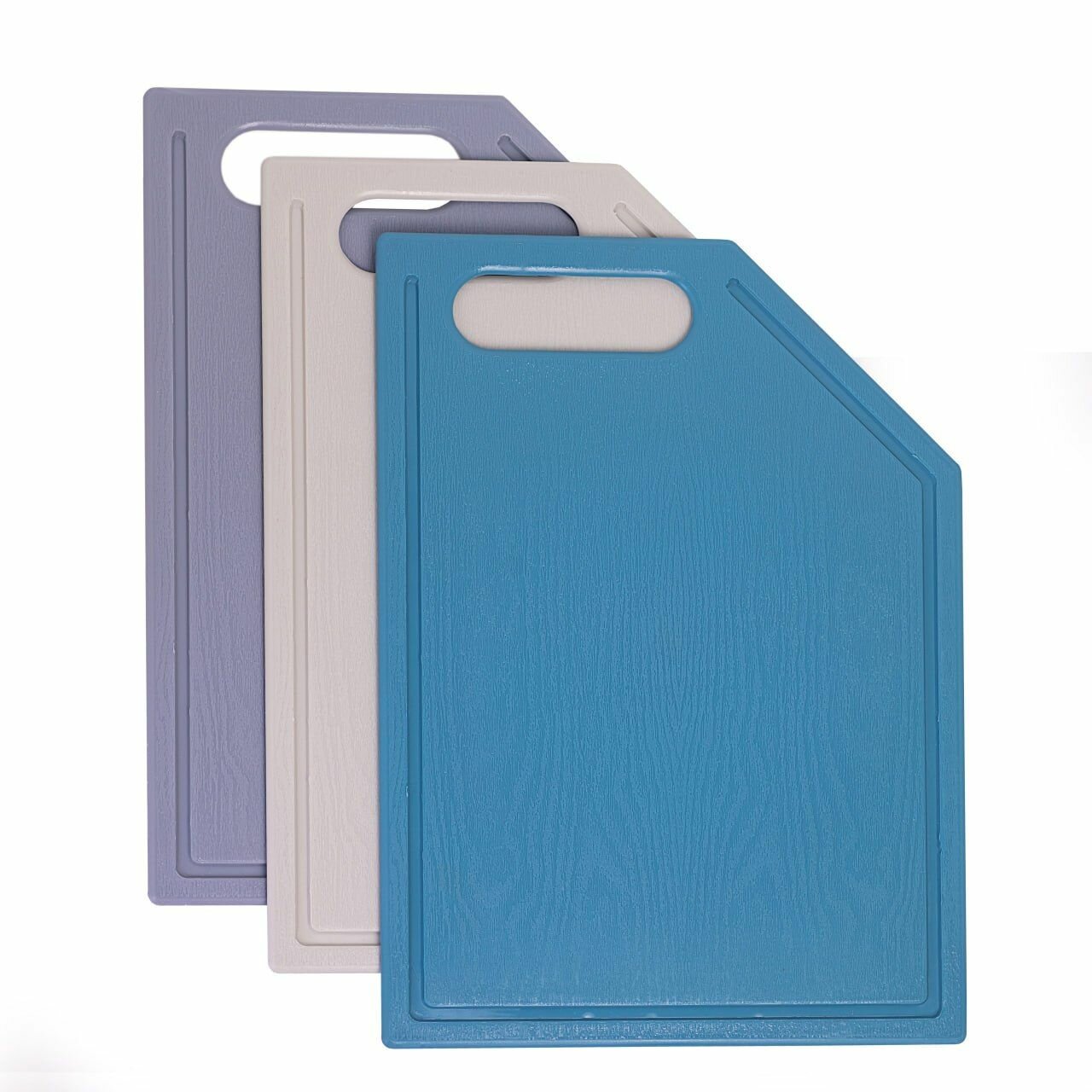 Разделочная доска SparkPlast пластик 33x23x6 см двухсторонняя зеленая