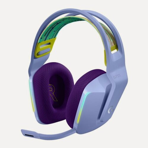 Изображение товара Игровые наушники Logitech G733 Lightspeed Lilac