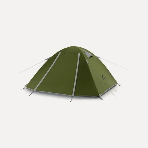 Изображение товара Палатка Naturehike с алюминиевыми дугами, на 3 человека, NH18Z033-P, темно-зеленая