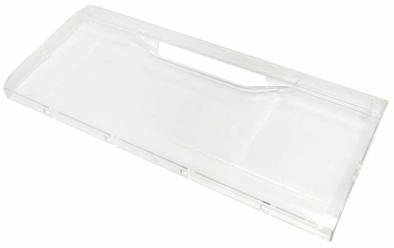 Панель ящика морозильной камеры прозрачный Ariston, Indesit C00385667, C00372744, 385667, 372744 45.5х19.5 -19.6 см