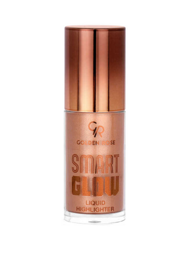 Хайлайтер Golden Rose SMART LIQUID GLOW,204 жидкий, с шиммером, перламутровый, бронзовый — фото 1