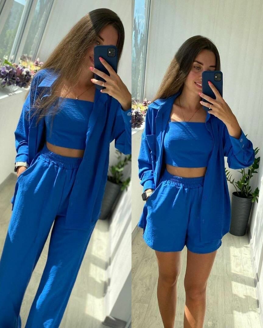 Комплект одежды Jools Fashion женский летний для дома, пляжа, улицы