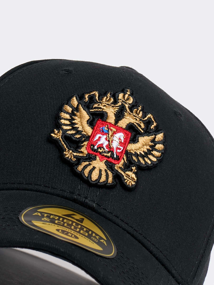 Бейсболка Atributika & Club Базовая коллекция для мужчин и женщин, размер 55-58, черный — фото 1