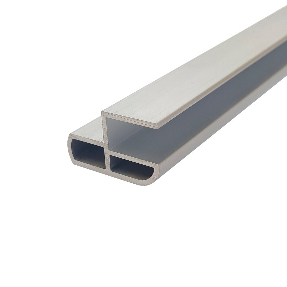 Профиль боковой ответка А 12мм 1м пайол лодка ПВХ Алюминий