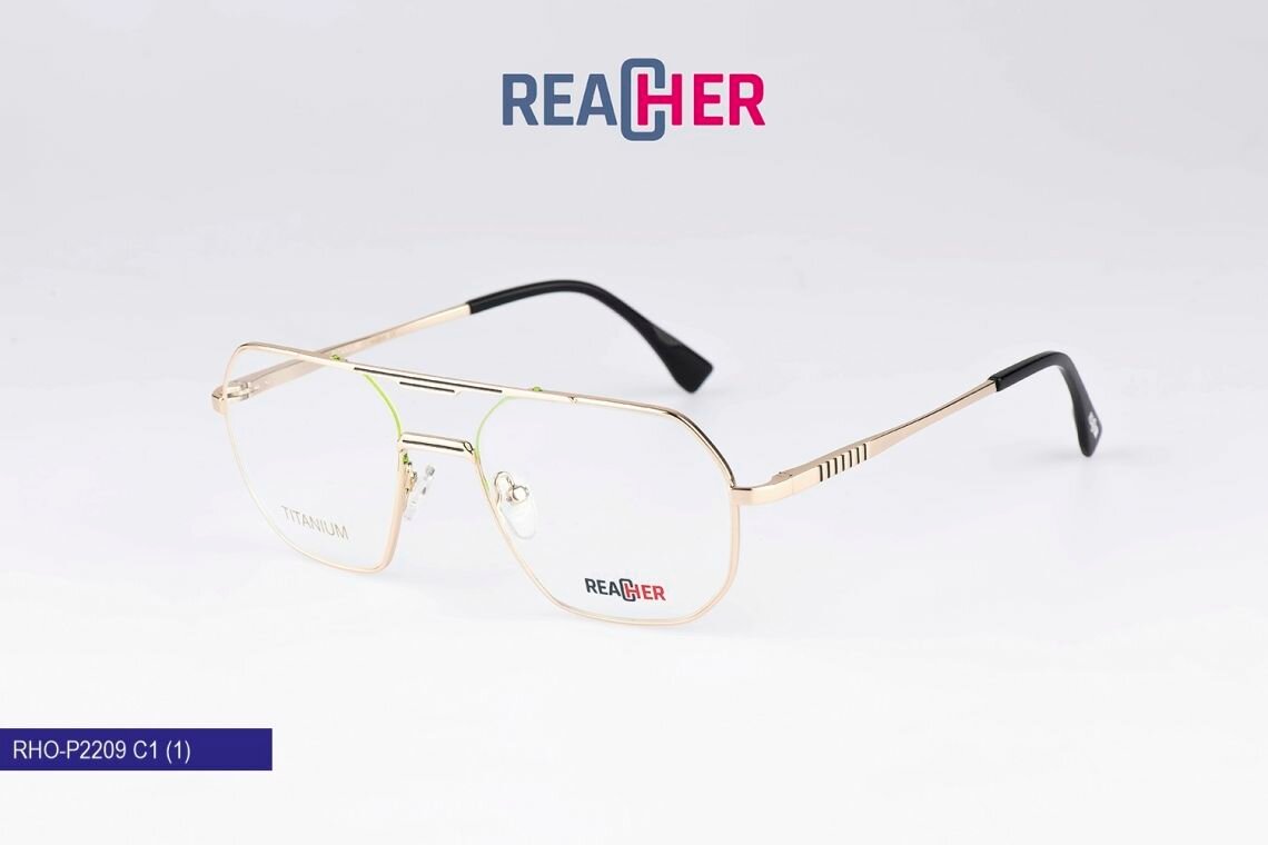 Изображение Очки с трендовой формой для повседневного ношения Reacher C2