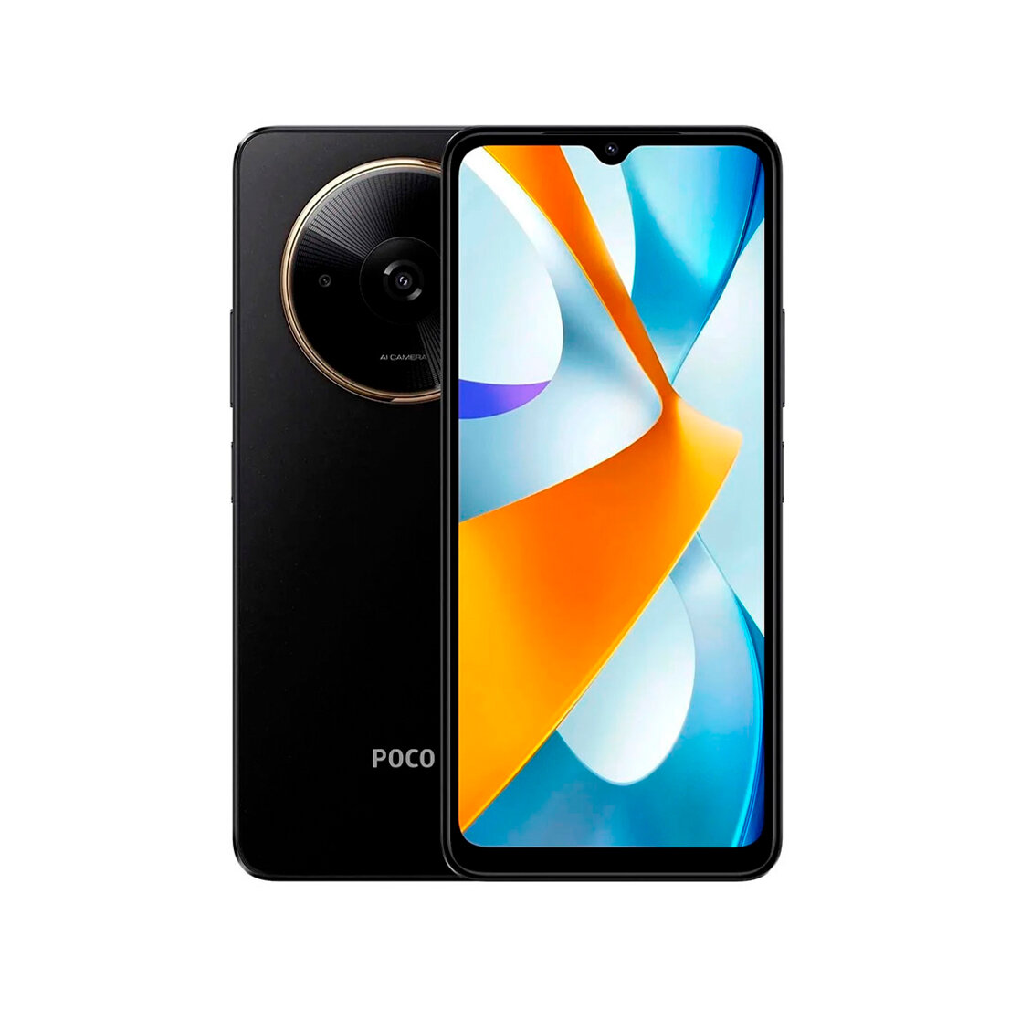 Смартфон Xiaomi Poco C61 4/128 ГБ RU черный