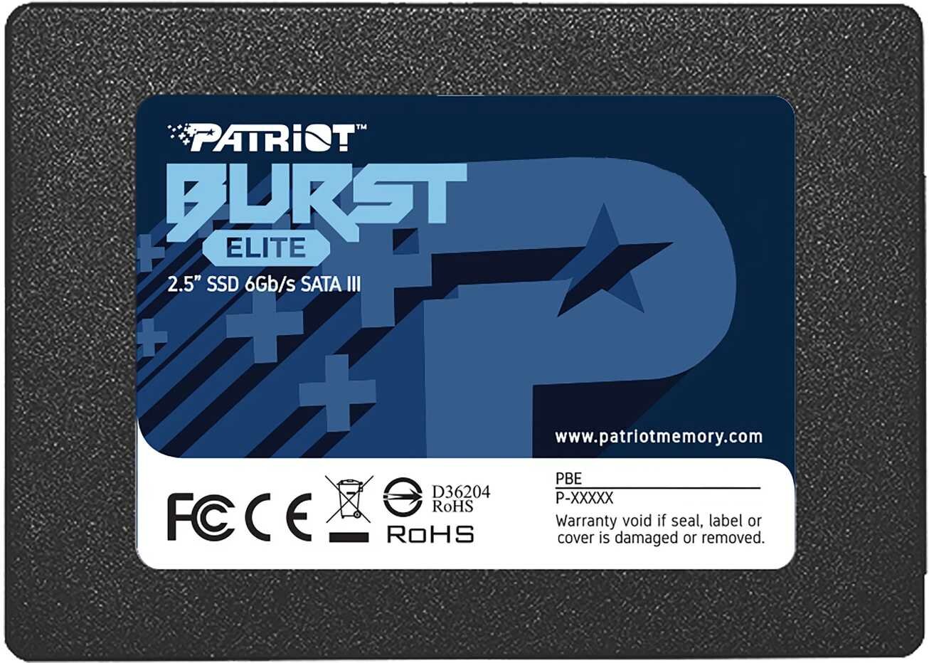 Твердотельный накопитель Patriot Memory Burst Elite 1920GB PBE192TS25SSDR