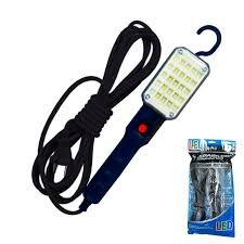 Переносная лампа SL-PL-5 5м 220В диодная 25 LED черная с выключателем