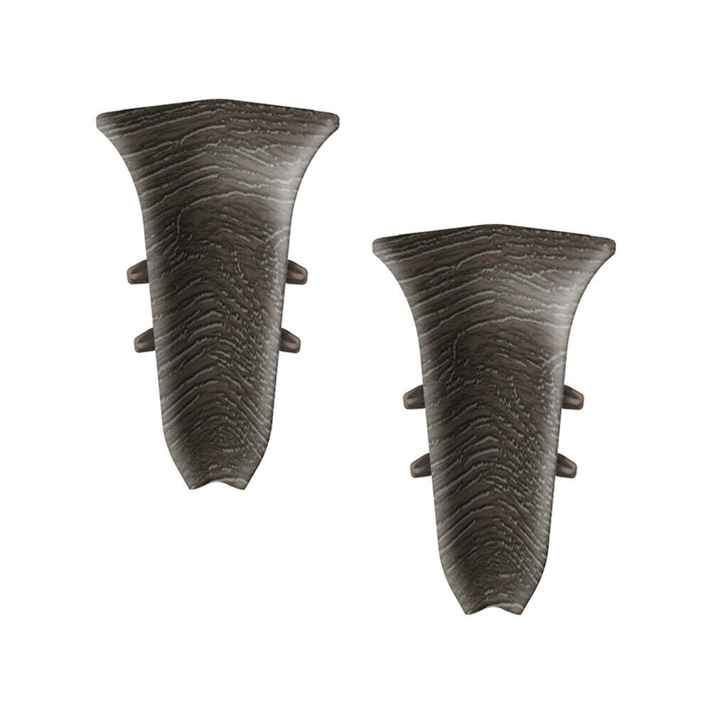 Угол внутренний Ideal Классик 55 мм венге темный S-профиль (2 шт.)