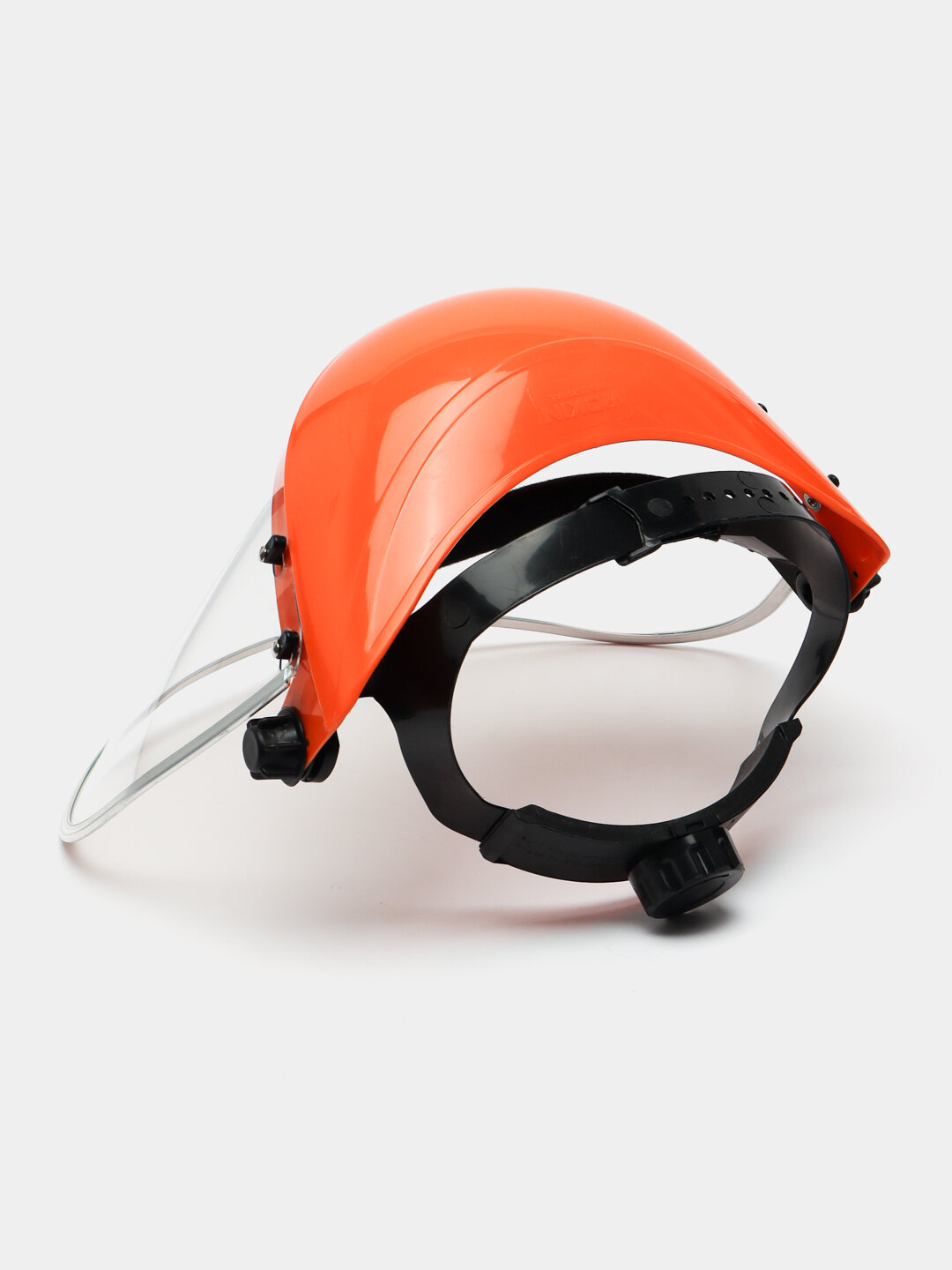 Прозрачная защитная маска WOKIN для надёжной защиты лица и глаз при строительных и ремонтных работах — фото 1